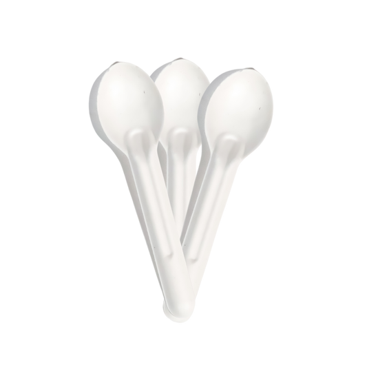 Bagasse Spoons - Case - 1,000 Count, Bulk Pack, Plant-Based Disposable Utensils, Certified Home Compostable, 6 inch
