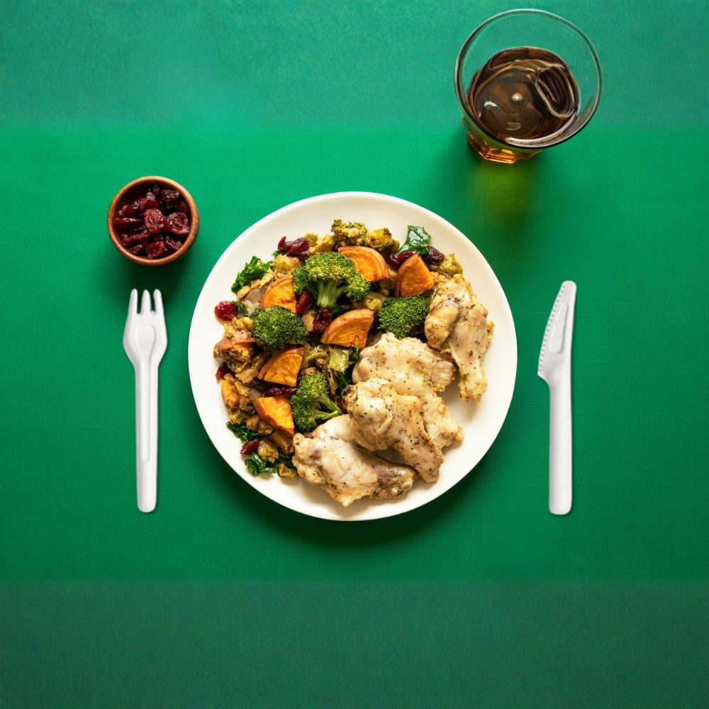 Bagasse Forks - Case - 1,000 Count, Bulk Pack, Plant-Based Disposable Utensils, Certified Home Compostable, 6.5 inch